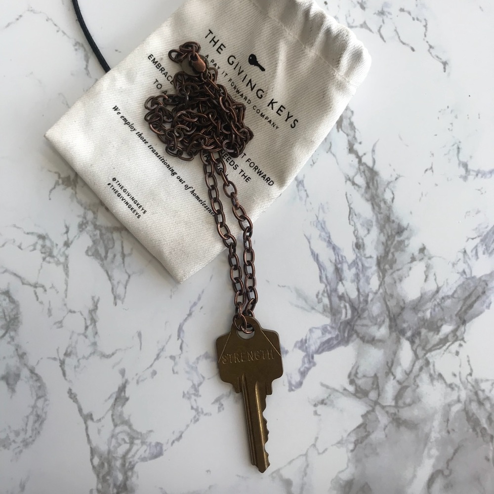 The Giving Keys “STRENGTH” Classic Necklace